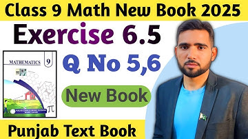 Exercise 6.5 Question Number 5 and 6 Class 9 Math New Book 2025 Chapter 6 Trigonometry Naimat Maths