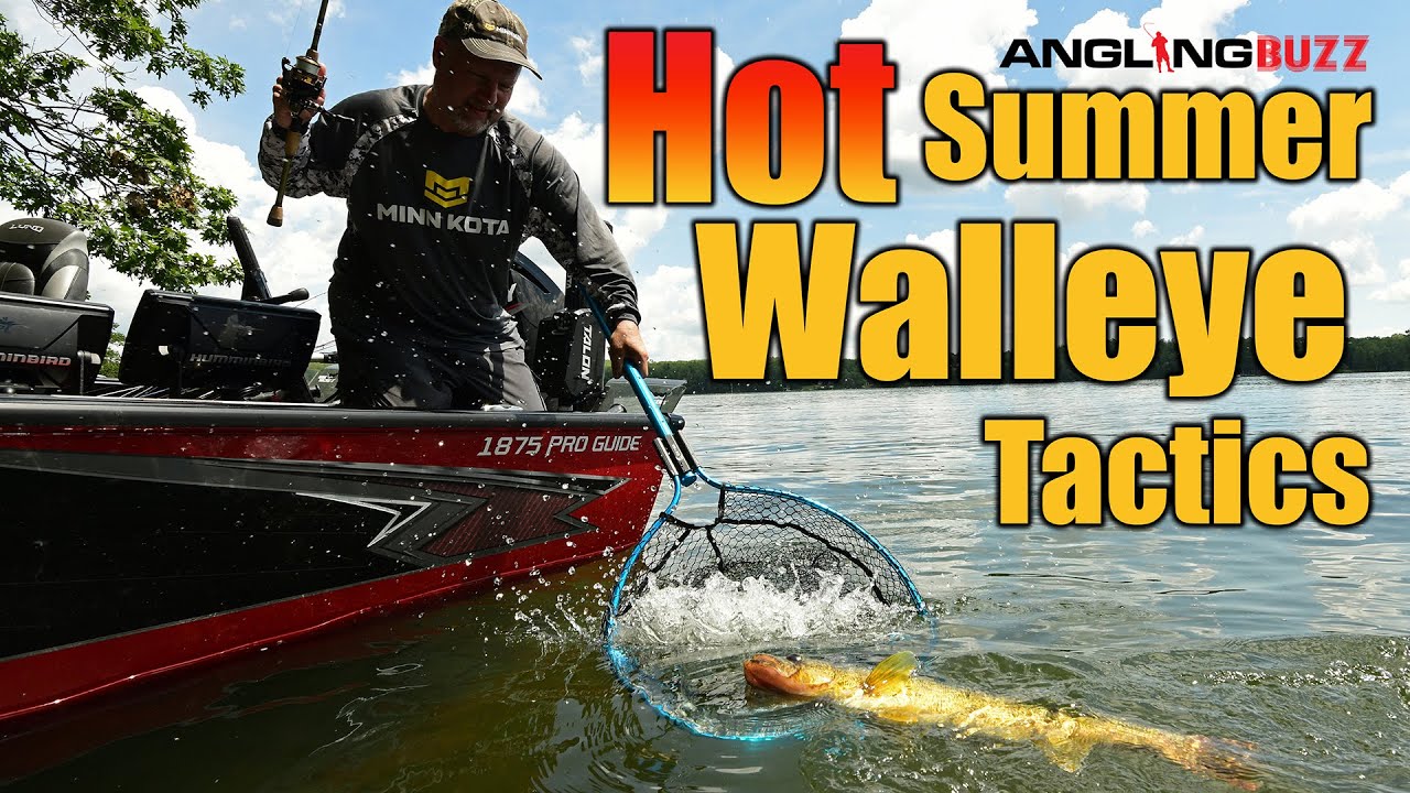 AnglingBuzz Show 8 Hot Summer Walleye Tactics YouTube