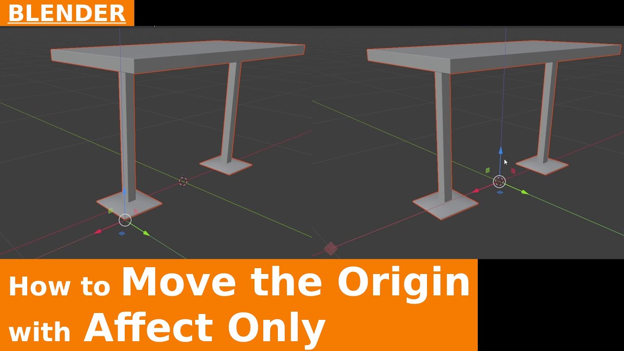 How to Easily Move the Origin with Affect Only | Blender 5 Tutorial