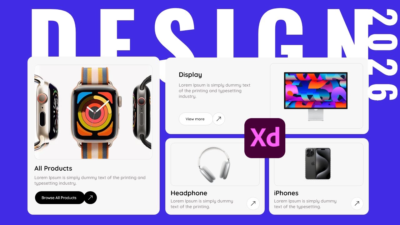 Day 3/100 Adobe XD Components Tutorial for Beginners 2026 