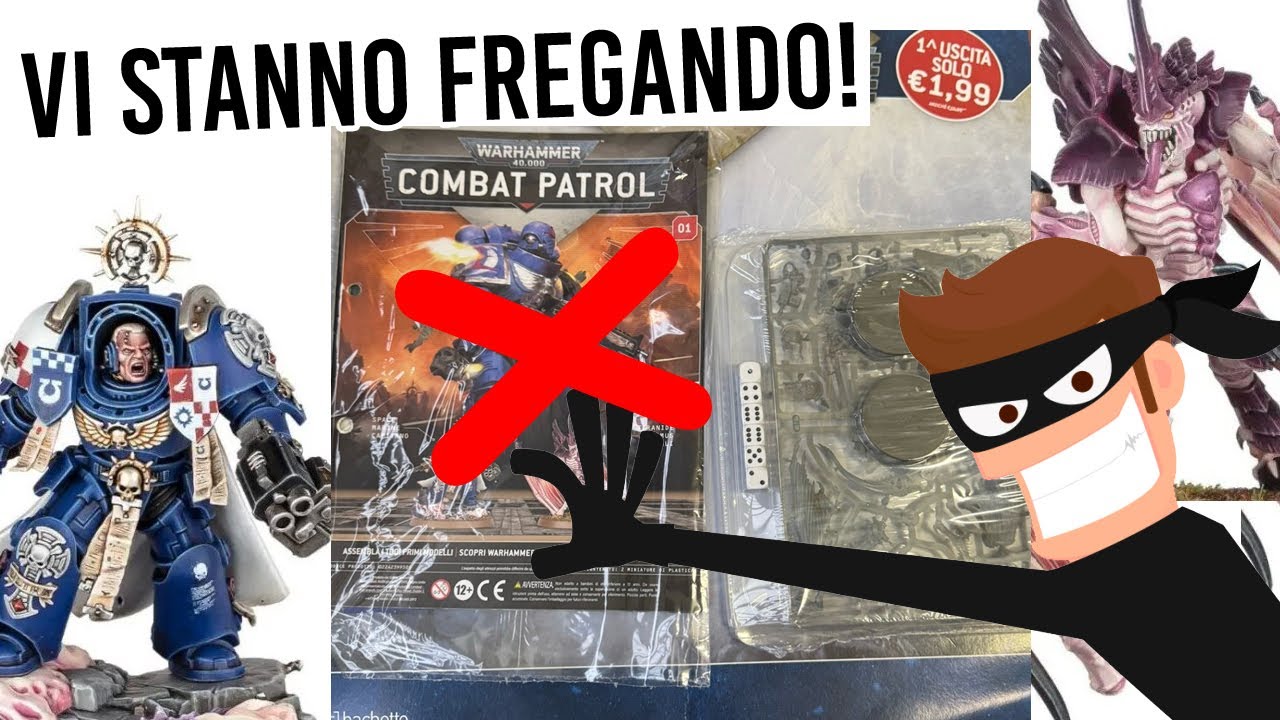 NON FARLO!! Gli SCALPER arrivano nel mondo dei wargames??? WARHAMMER 40k Combat Patrol Hachette