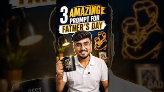 🫴father's day secret message . prompt comment me hai 📩 #shorts #fathersday #chatgptprompts #ai