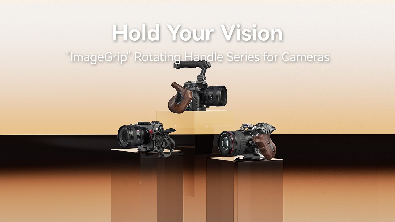 SmallRig ImageGrip Rotating Wooden Handle with NATO Clamp 5161