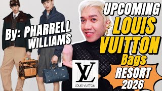 UPCOMING LOUIS VUITTON Launch OCTOBER 2026 MENS CRUISE Summer Pre-Spring 2026 Collection by PHARRELL