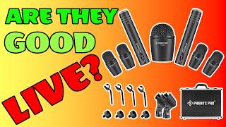 Budget Drum Mic Set for Live Gigs? Phenyx Pro PTD-10 Test