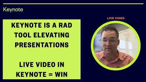 Live Video in Apple Keynote and Annotation using Canvas app