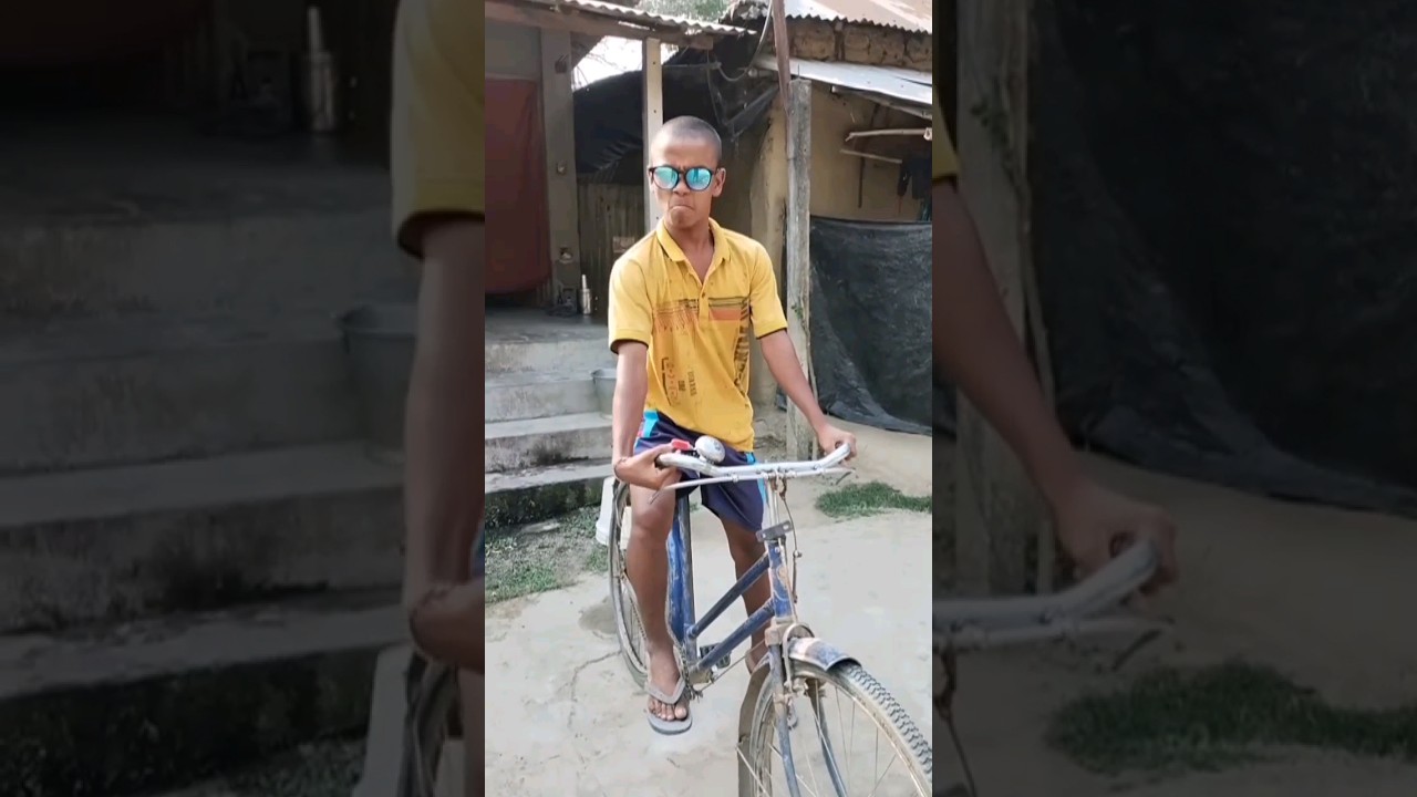 Cycle stunt🚴🤣🤣 