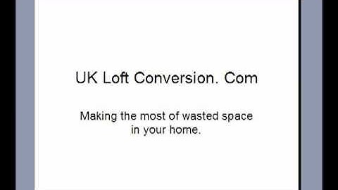 UK Loft Conversion Part 1