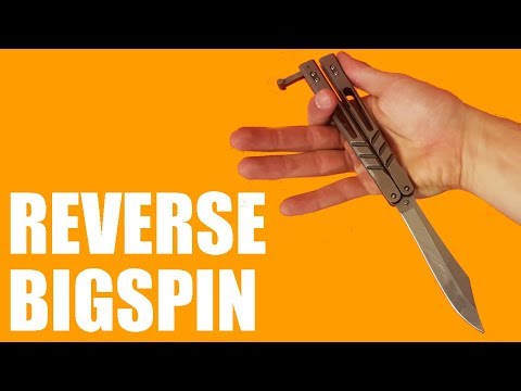 Balisong Tricks - (Reverse Bigspin) - Intermediate #15.1