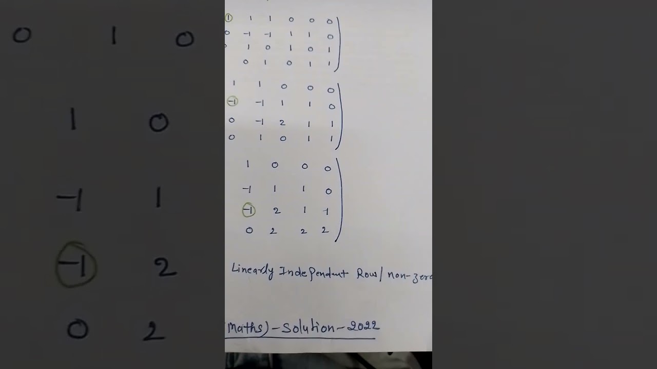 IIT-JAM (Maths) Solution-2022 