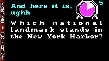 Trivia 101 - The Introductory Course © 1984 IBM - PC DOS - Gameplay