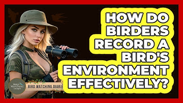 How Do Birders Record A Bird