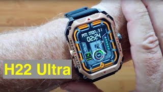 BEARSCOME H22 Ultra Tough Bluetooth Calling IP69K 5ATM Military Outdoor Smartwatch: Unbox & 1st Look