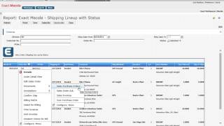 Macola 10 Demo:  Theme 4 - Business Activity Monitoring