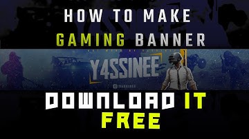 ►PHOTSHOP TUTORIAL◄ How to make GAMING youtube banner | TOO EASYY ! 2019