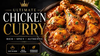 🍗 Homemade Chicken Curry | Rich Flavours, Simple Ingredients & Pure Comfort! ❤️