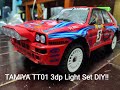 Tamiya TT01 Lancia light set DIY