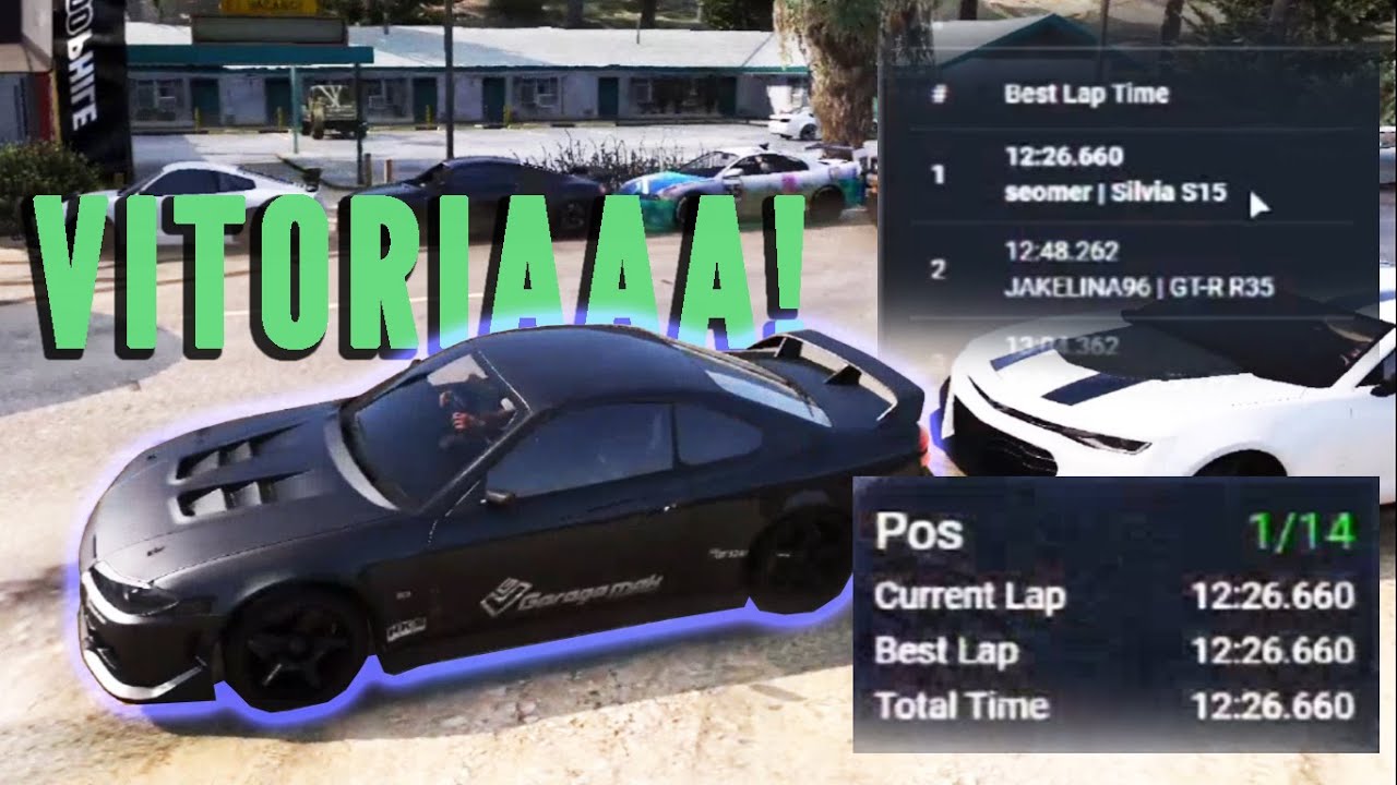 VITORIAAA NA PRIMEIRA CORRIDA COM O SILVIA, AINDA QUEBROU O RECORDE DA PISTA!!