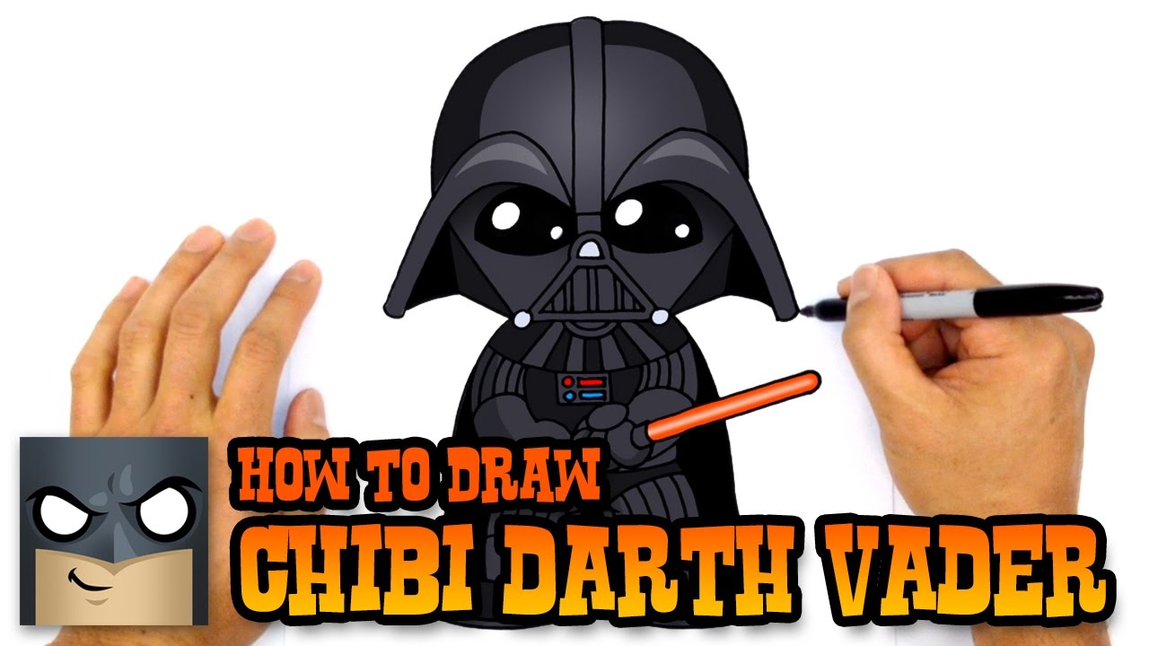 Darth Vader Drawing For Kids