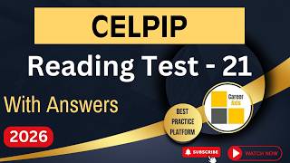 Celpip Reading Mock Test With Answers - 21 | Full Practice & Answers - 2026