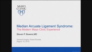 Median Arcuate Ligament Syndrome by Steve P. Bowers, MD | Preview