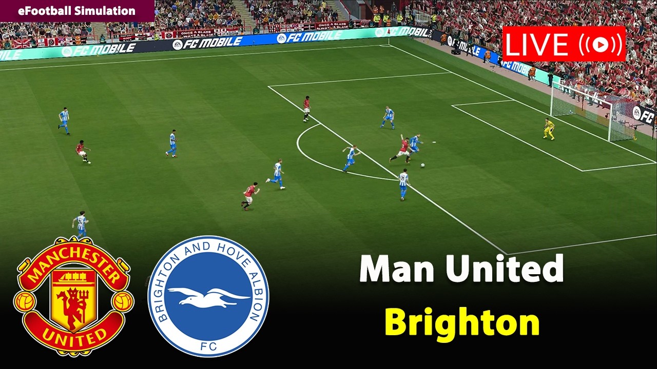 Manchester United vs Brighton | English Carabao Cup 26/27 | Video Game Simulation