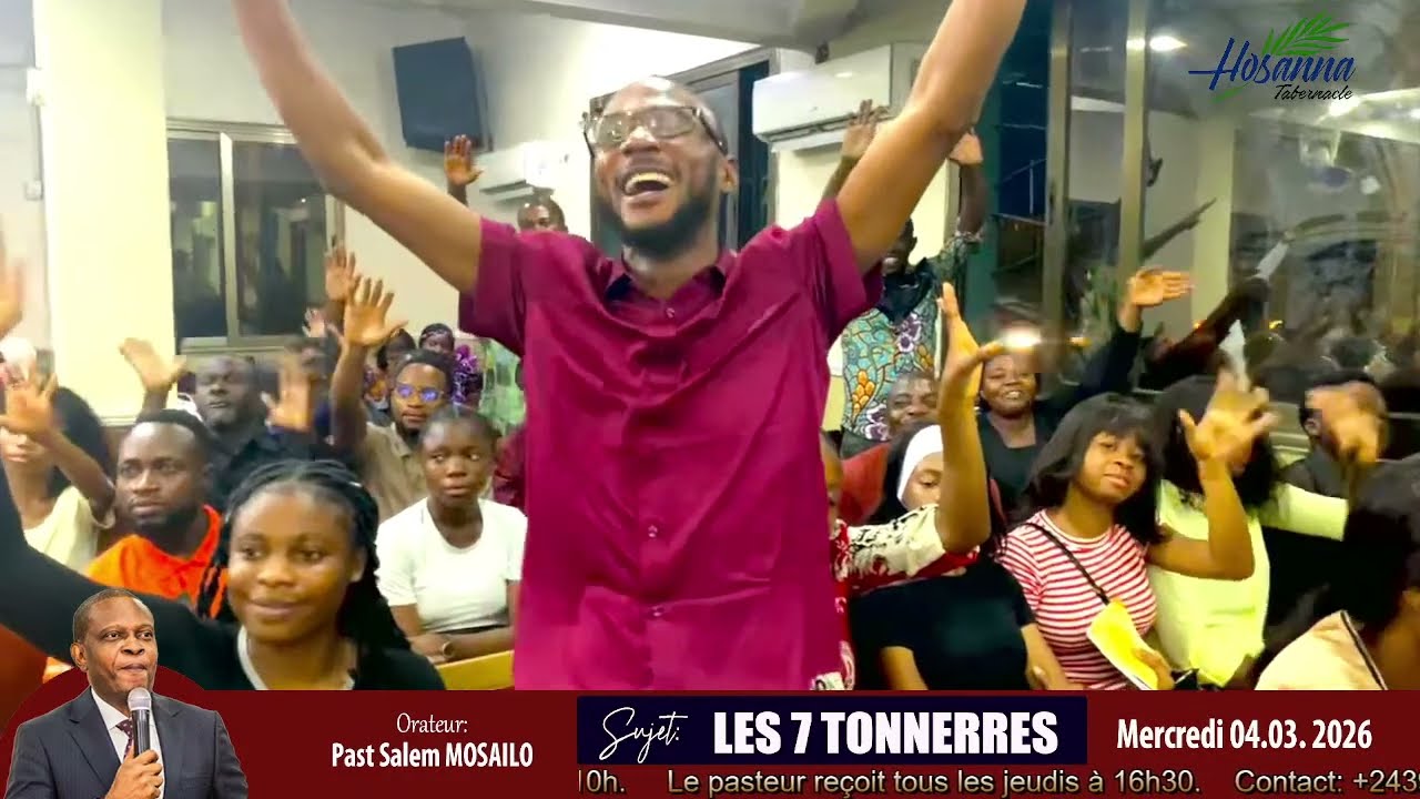 Mer 04.03.2026 | Thème : LA DEMEURE FUTURE | Sujet : LES 7 TONNERRES | Rév. Past Salem MOSAILO