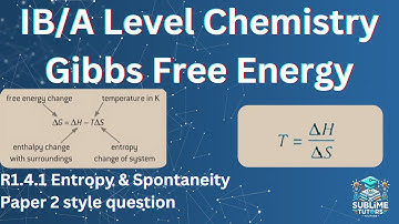 Determination of the temperature at which a reaction becomes spontaneous