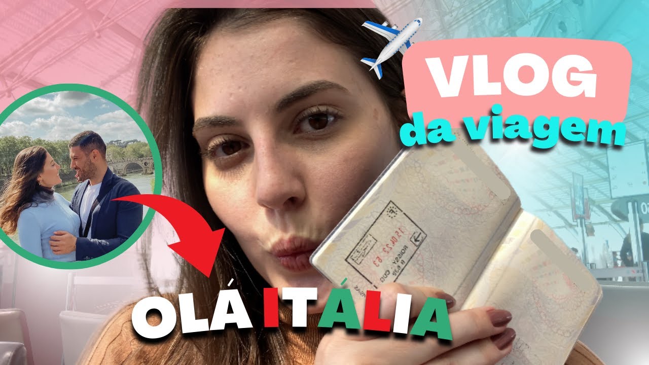 VLOG no aeroporto e chegada na Europa - Tchau Brasil, Oi Itália! 
