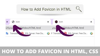 How to Add Favicon in HTML || How to Add icon on Title Bar in HTML #favicon #technologyonvikash