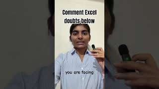 Comment doubt in comment box #excelsolutions #excel #googlesheets #excelfunctions #exceltricks