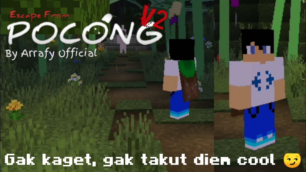 pocongan lagi (Escape from pocong V2) : Minecraft Indonesia