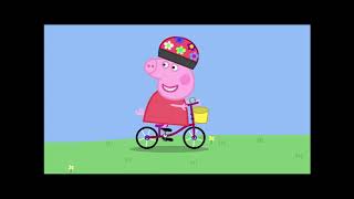 Peppa Pig Smashes Into Daddy Pigs Punpkin With Great Discovery Danger Theme