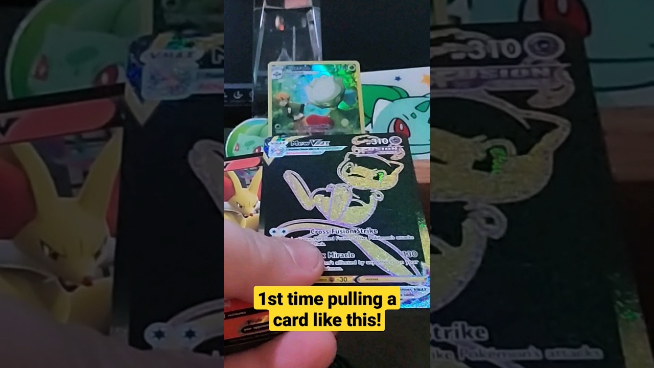 Gold Mew Vmax Pulled! 
