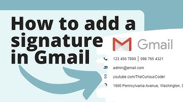 How to add an email signature in Gmail step-by-step video guide