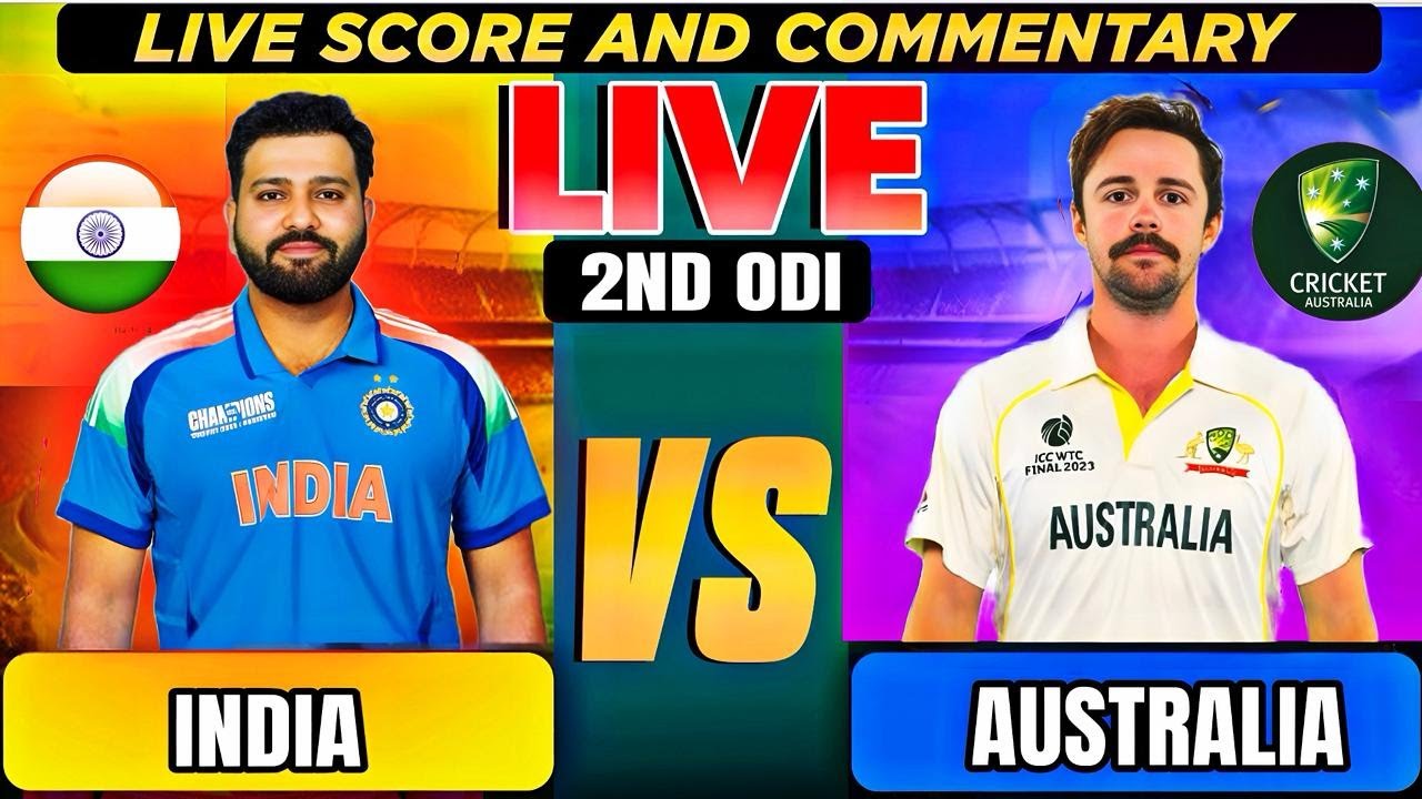 Live: INDIA vs AUSTRALIA ODI, 1st Session | Live Cricket Match Today|IND VS AUS LIVE