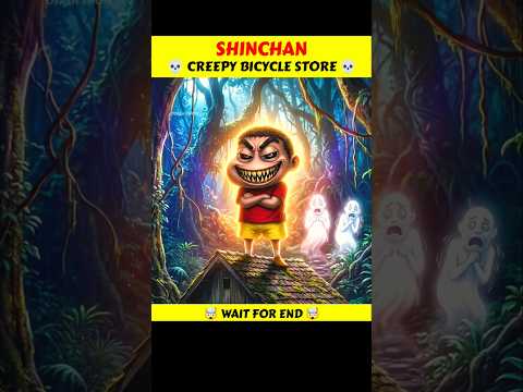 shin-chan scary cycle episode 😱🤯 #shinchan #doreamongame