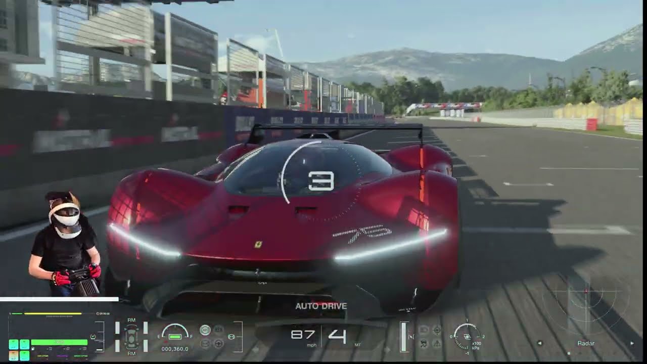 Ferrari Vision GT @ Circuit de Sainte-Croix PSVR2