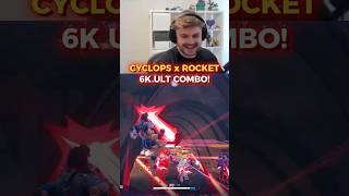 The Most Insane Cyclops + Rocket 6K Ult Combo #marvelrivals #necros #bogur #jay3 #moxy #jynxzi