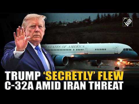 Trump secretly flew military plane amid Iran threat, raising major Air Force One security questions