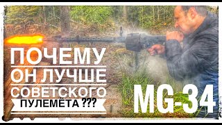 MG-34 САМЫЙ ЛУЧШИЙ  И КРАСИВЫЙ ПУЛЕМЁТ НАЧАЛА ВТОРОЙ МИРОВОЙ ВОЙНЫ ! ПОЧЕМУ ???