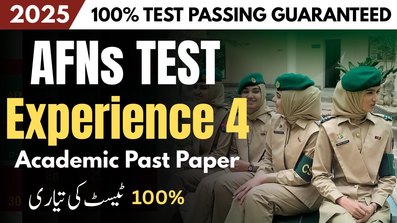 AFNS Initial Test Preparation 2025| AFNS Most Repeated MCQS |AFNS 202 ...