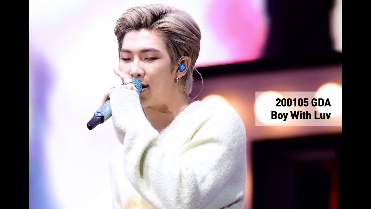 200105 골든디스크어워즈_작은 것들을 위한 시(RM Focus)