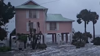 In Cedar Key, Fla., Hurricane Idalia storm surge measures 6.8 feet