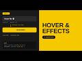 CSS for Beginners: Master Hover Effects &amp; Smooth Animations