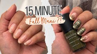 I Tried a 15-Minute Fall Mani Challenge… Things Happened. 😂
