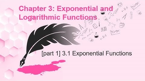 [part 1] 3.1 Exponential Functions