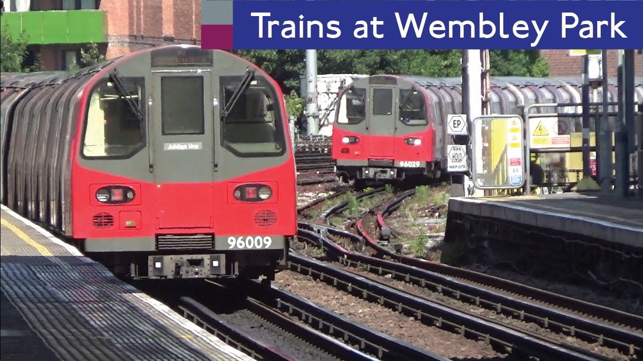 London Underground, Metropolitan And Jubilee Line Trains At Wembley Park