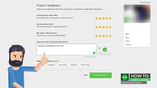 How to submit a review!