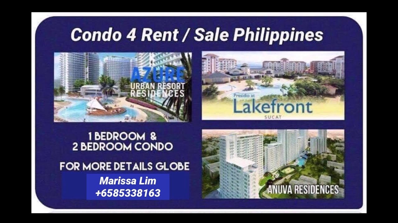 ANUVA RESIDENCES CONDO FOR RENT PHILIPPINES YouTube